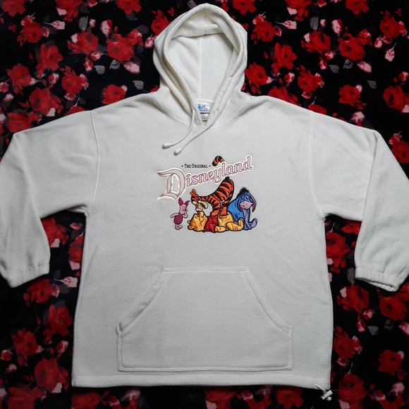 Disney Tops - Vintage Disneyland Resort Winnie The Pooh Tigger Eeyore Soft Cream Hoodie Medium
